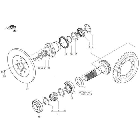 Angle Drive for Wacker TH730