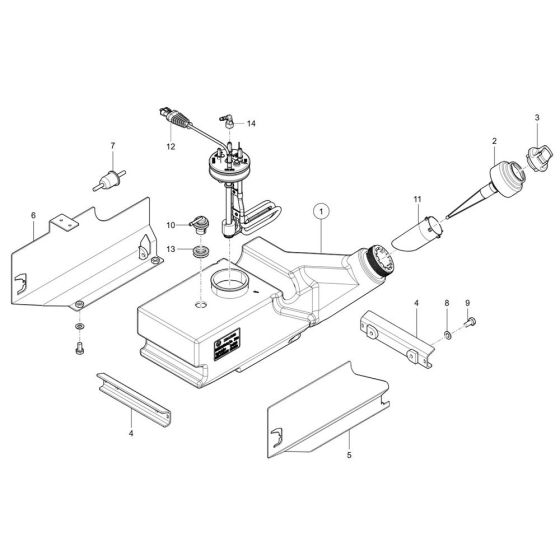 DEF Assembly for Wacker TH730