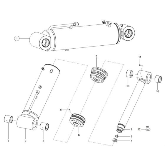 Tilt Ram Assembly for TH735