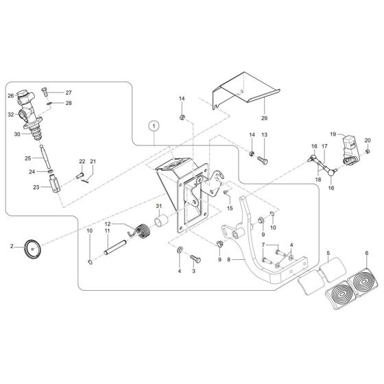 Brake Pedal Assembly