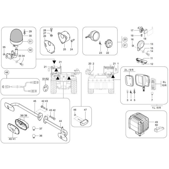 Lighting Assembly for TH735