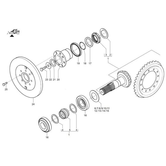 Angle Drive for Wacker TH735