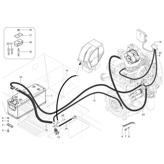 Battery Assembly for TH735