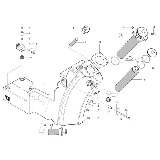 Oil Tank Assembly for TH735