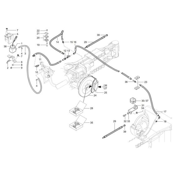 Brake Assembly for Wacker TH740