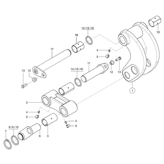 Rocker Arm Assembly for TH740