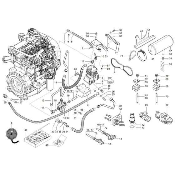 Air Brake Assembly for TH744