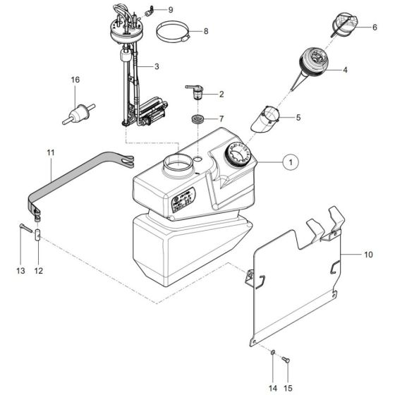 DEF Assembly for Wacker TH744