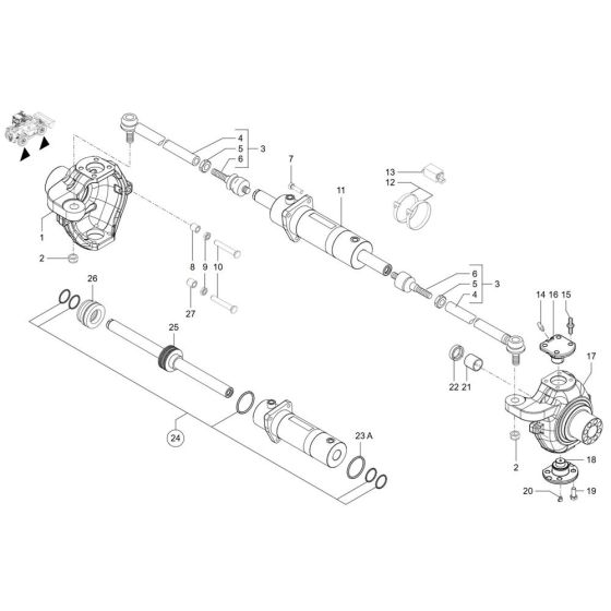 Steering Cylinder Assembly