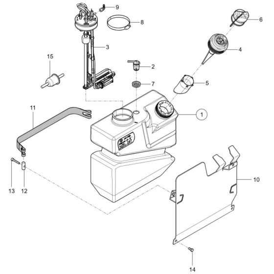 DEF Assembly for Wacker TH744
