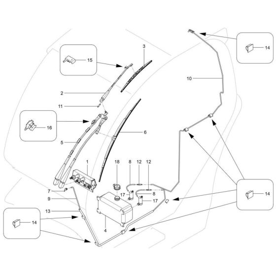 Wiper Assembly for TH745