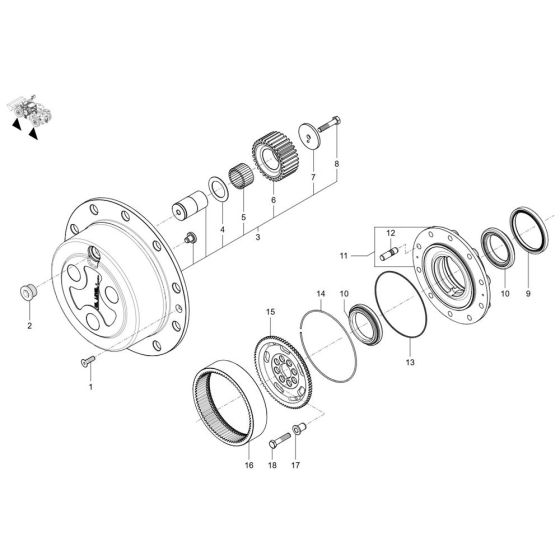 Wheel Hub Assembly for TH750