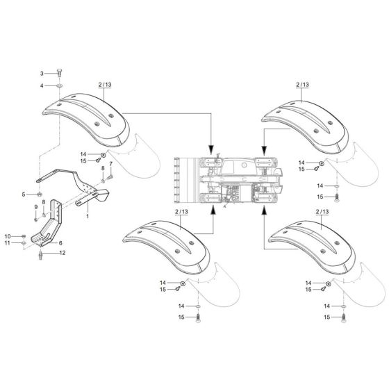 Wheel Cover for Wacker TH750