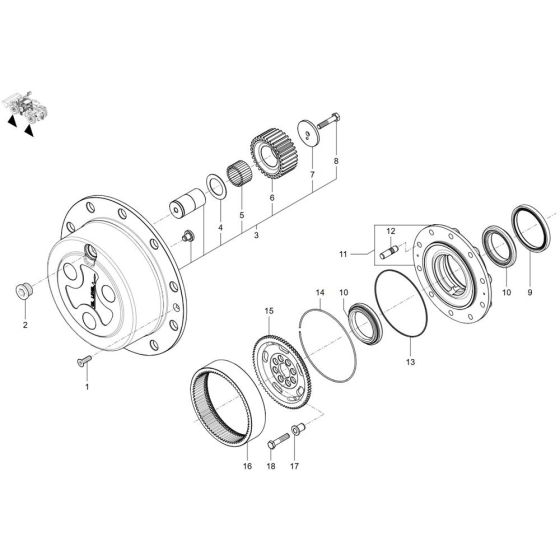 Wheel Hub Assembly for TH750