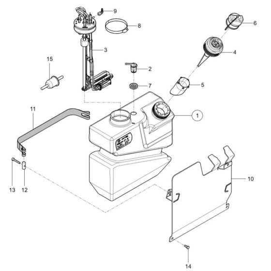 DEF Assembly for Wacker TH750