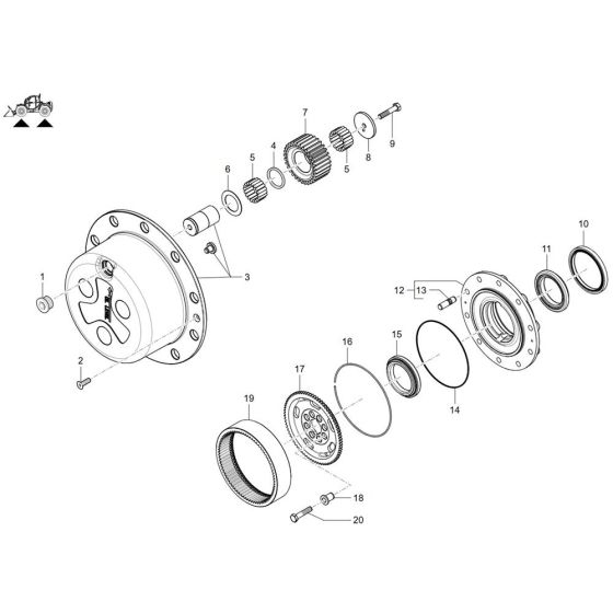 Wheel Hub Assembly for TH755