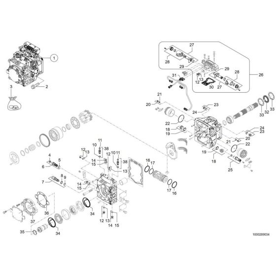Displacement Pump for Wacker TH755