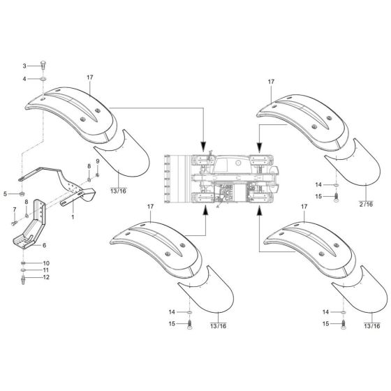 Wheel Cover for Wacker TH755