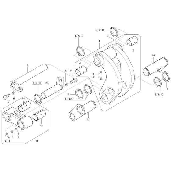 Rocker Arm Assembly for TH755