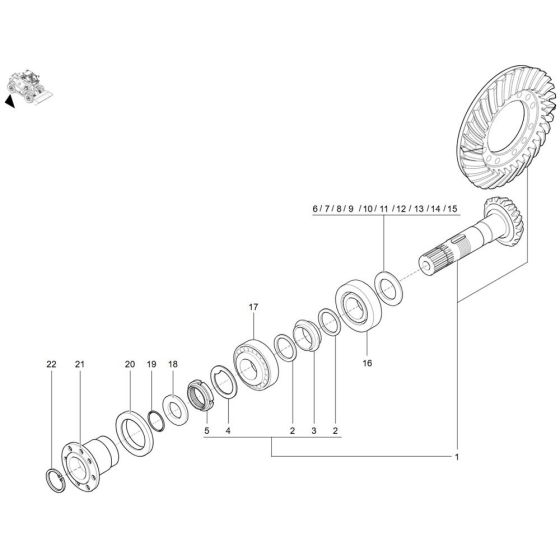 Angle Drive for Wacker TH755