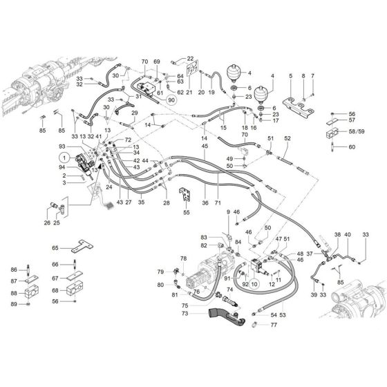 Brake Assembly for Wacker TH755