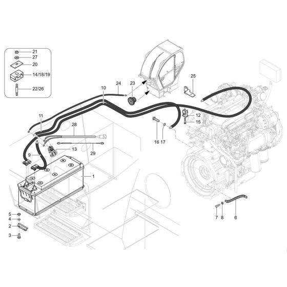 Battery Assembly for TH755