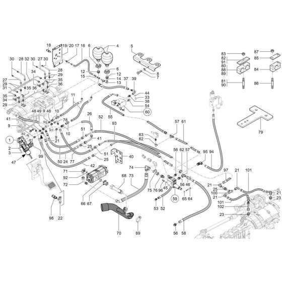 Brake Assembly for Wacker TH942