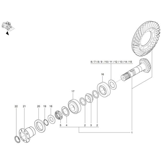 Angle Drive for Wacker TH942