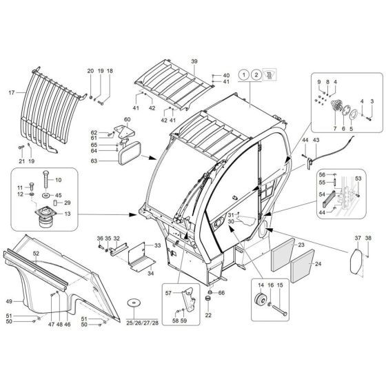 Cabin Assembly for TH942