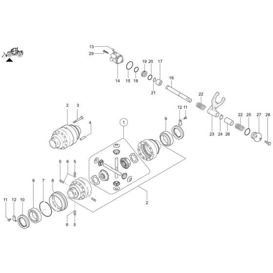 Front Differential Assembly