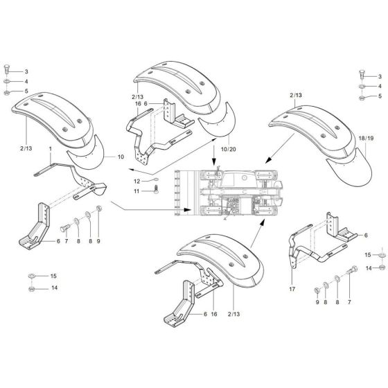 Wheel Cover Assembly for TH955