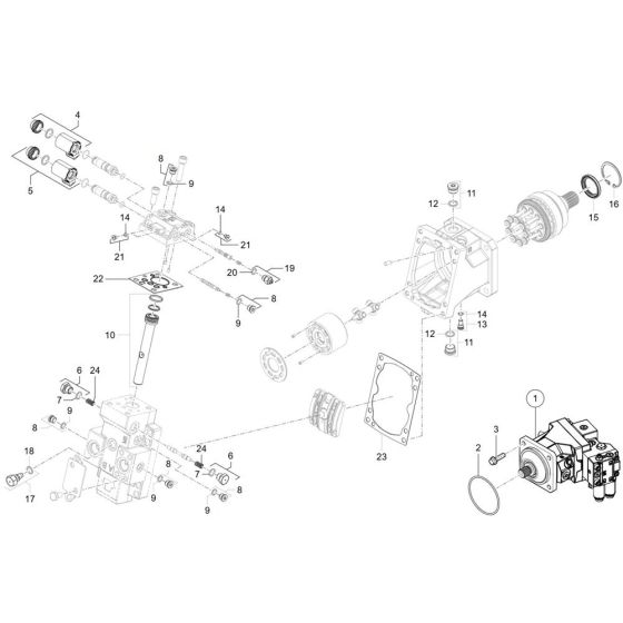 Displacement Motor Assembly