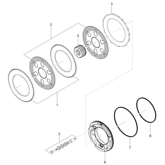 Brake Assembly for Wacker TH955