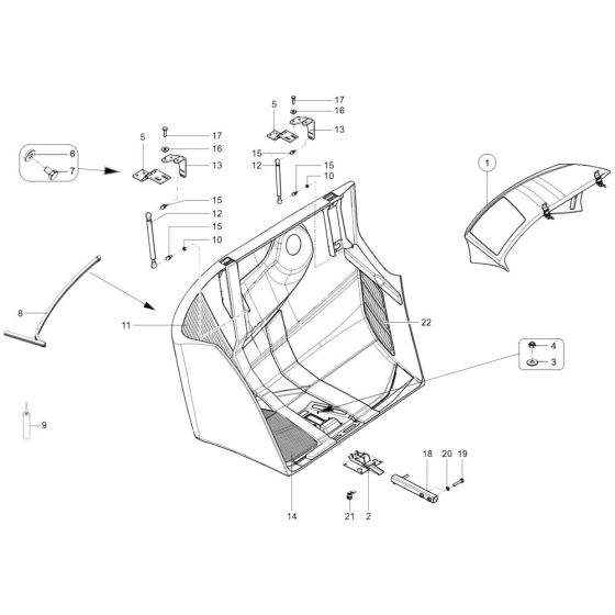 Engine Box Assembly for TH955