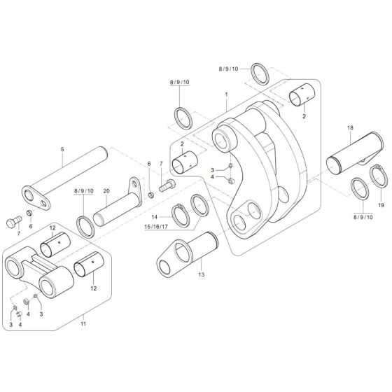 Rocker Arm Assembly for Wacker TH955