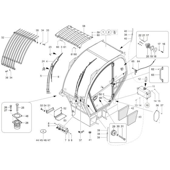 Cabin Assembly for TH955