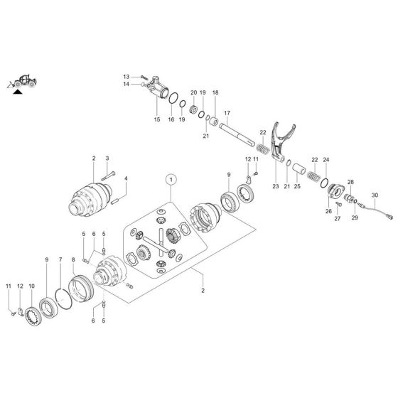 Front Differential Assembly