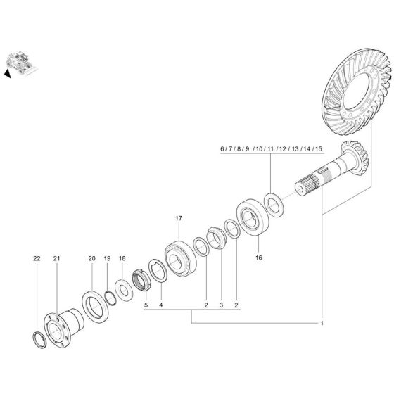 Angle Drive for Wacker TH955