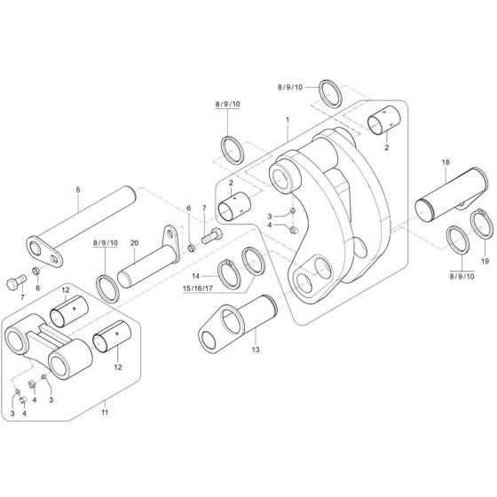 Rocker Arm Assembly for TH955