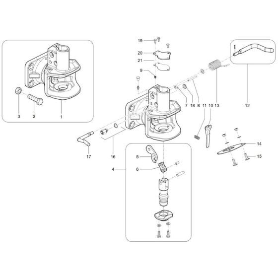 Trailer Hitch for Wacker TH955
