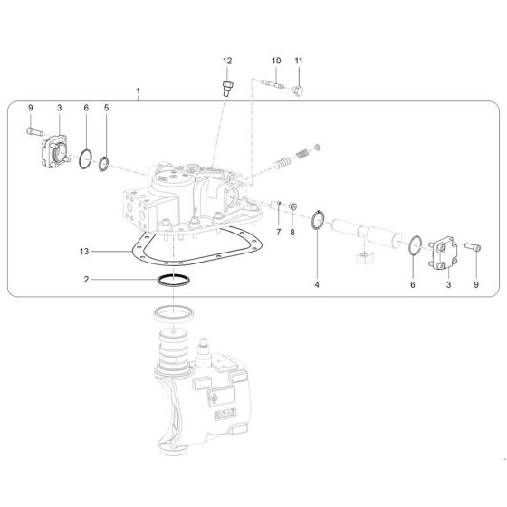 Control Cover for Wacker TH955