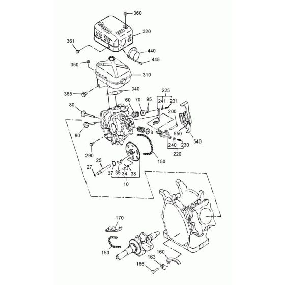 Intake, Exhaust Assembly