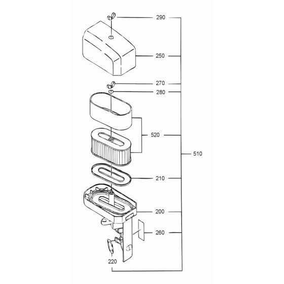 Air Cleaner Assembly for WM 170