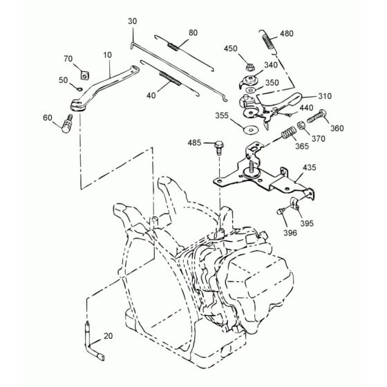 Governor Assembly for Wacker WM 170