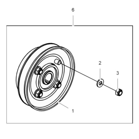 Clutch Assembly for Wacker WP1540W