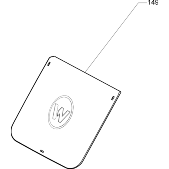 Cover Complete Ass'y for Wacker WP1550 - 5000009325 (Rev.100) Plate Compactors