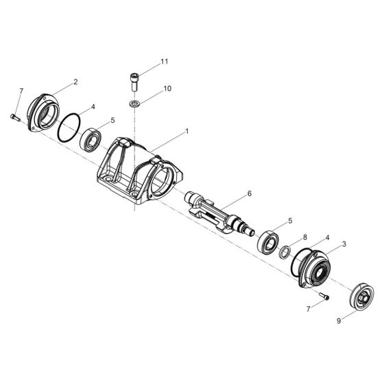 Exciter Assembly for WP1550Aw