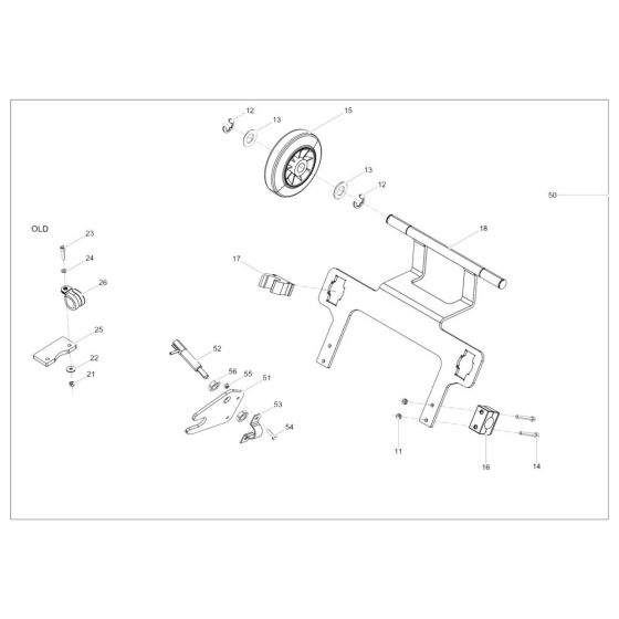 Trolley Assembly for WP1550e