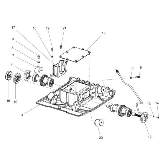 Baseplate Assembly for WPU1550A
