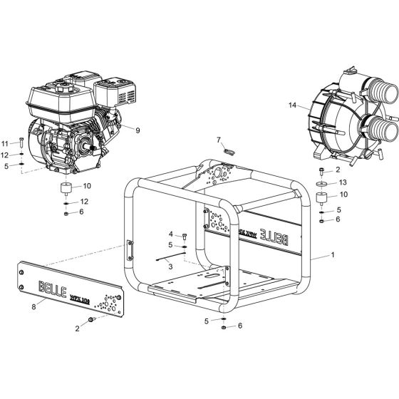 Belle WPX 3/30 Assembly